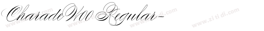 CharadeW00 Regular字体转换